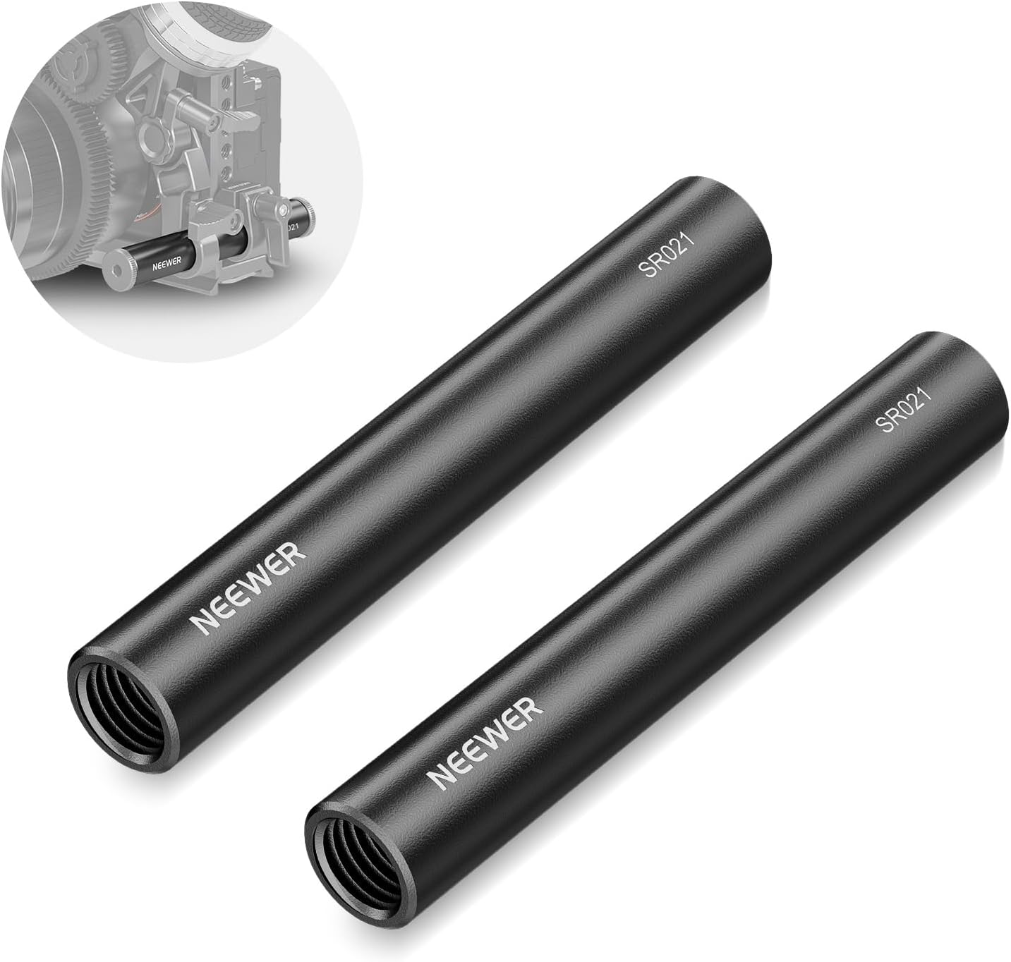 Varillas extensibles aluminio 4pulg paquete 2 para SR021