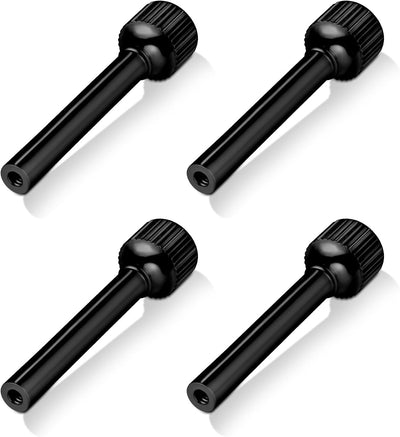 Pomo interruptor enchufe lámpara color negro 1.969pulg