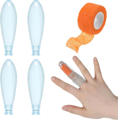 Protectores dedos impermeables con vendaje lactancia reutilizable