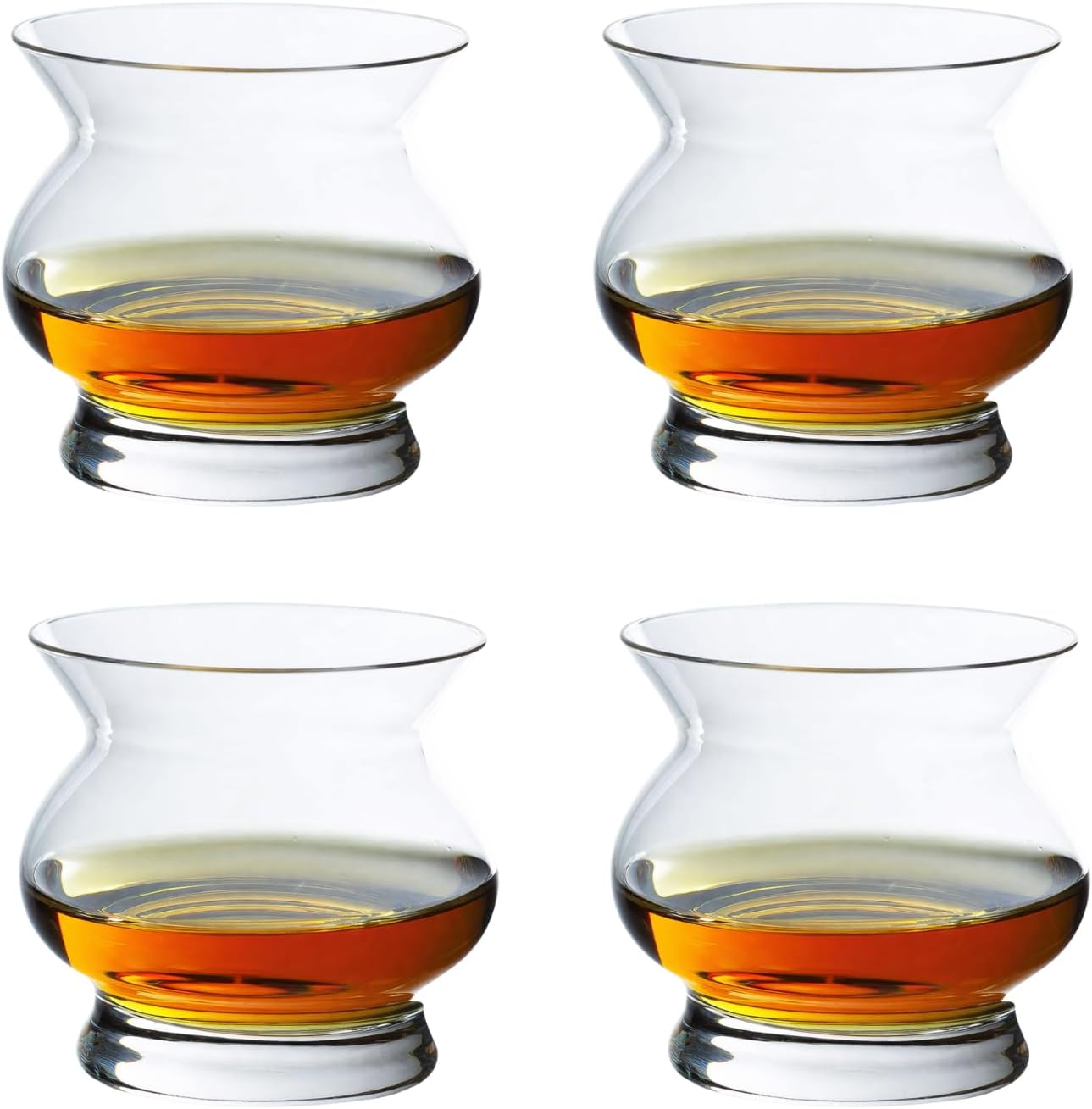 Vaso para degustar licor cristal europeo 4 pzas