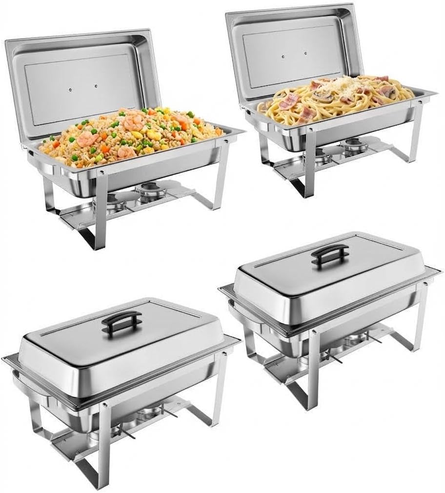 Plato para calentar comida de acero inoxidable 9L para restaurante