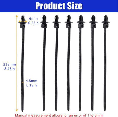 Bridas para cables árbol Navidad sujeción universal 8.4pulg 50uds