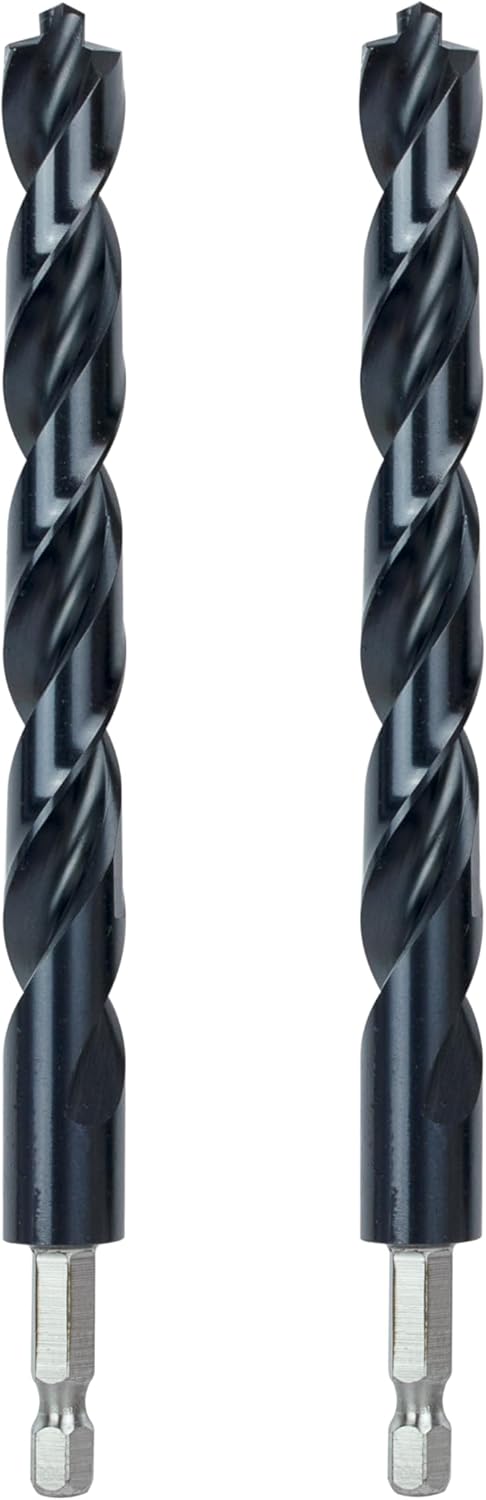 Set 2 Brocas Cobalto 1/2pulg TiAlN Vástago Hex