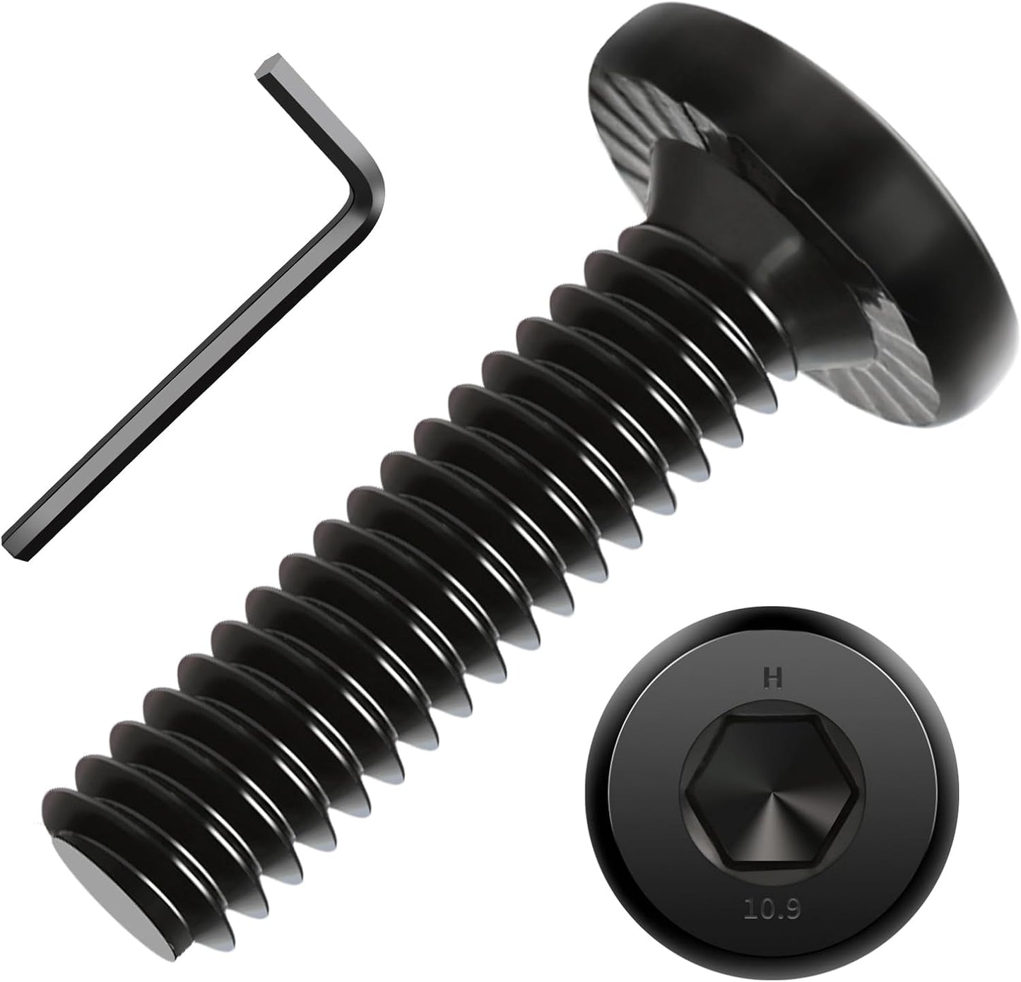 Tornillos Allen 1/4-20 x 1-1/4 pulg set 25 con llave