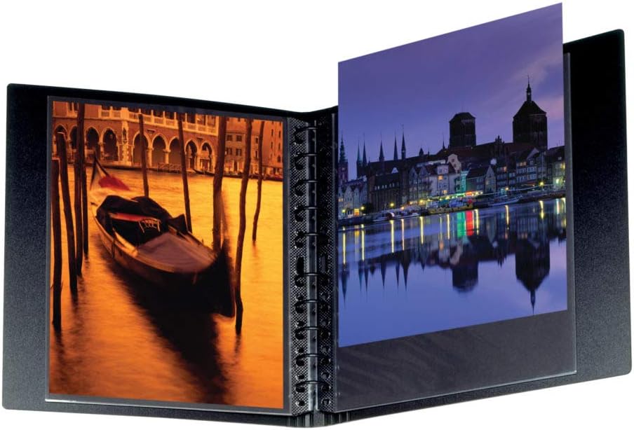 Carpeta multianillo 11x14pulg color negro