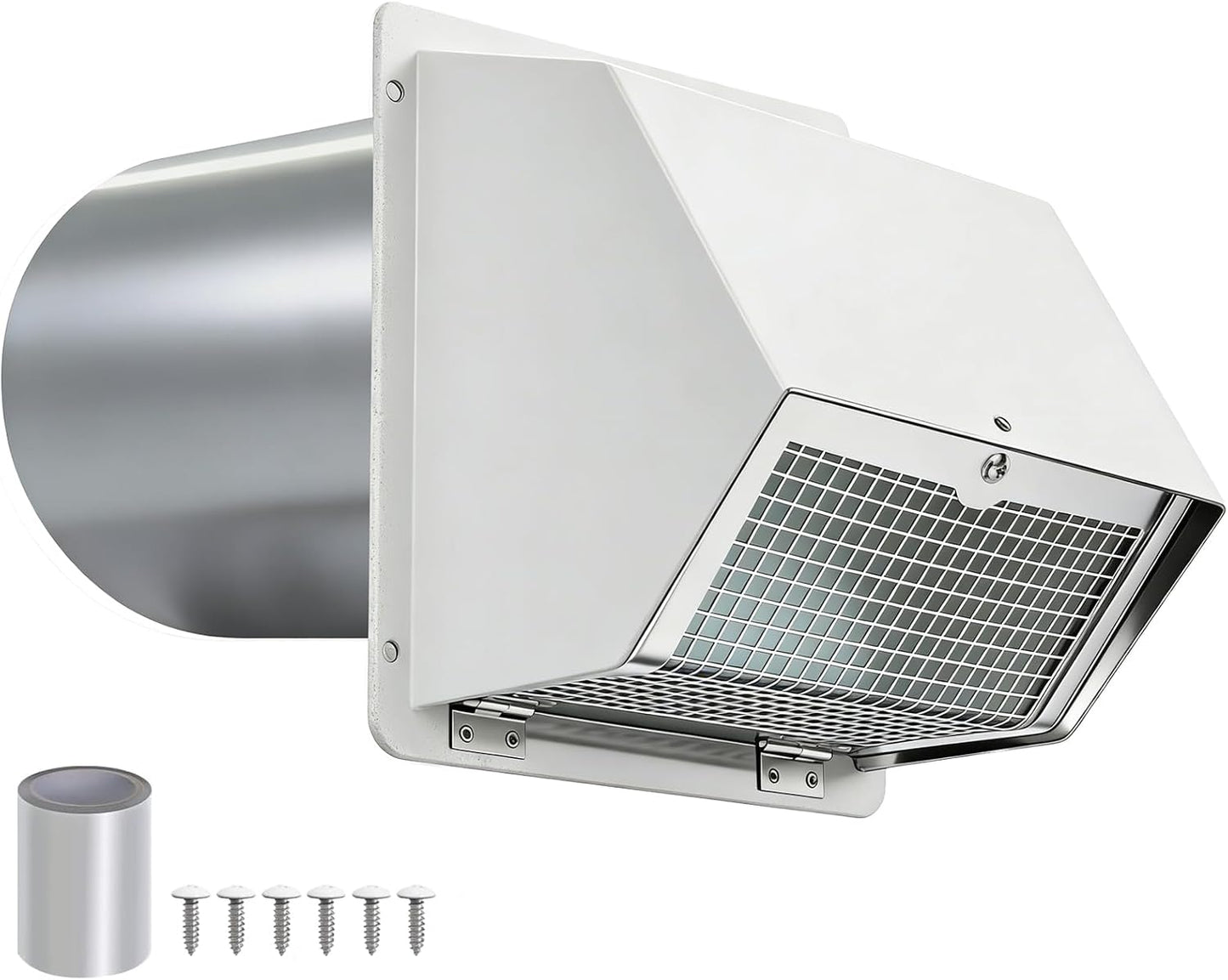 Cubierta ventilación secadora 6pulg acero galvanizado