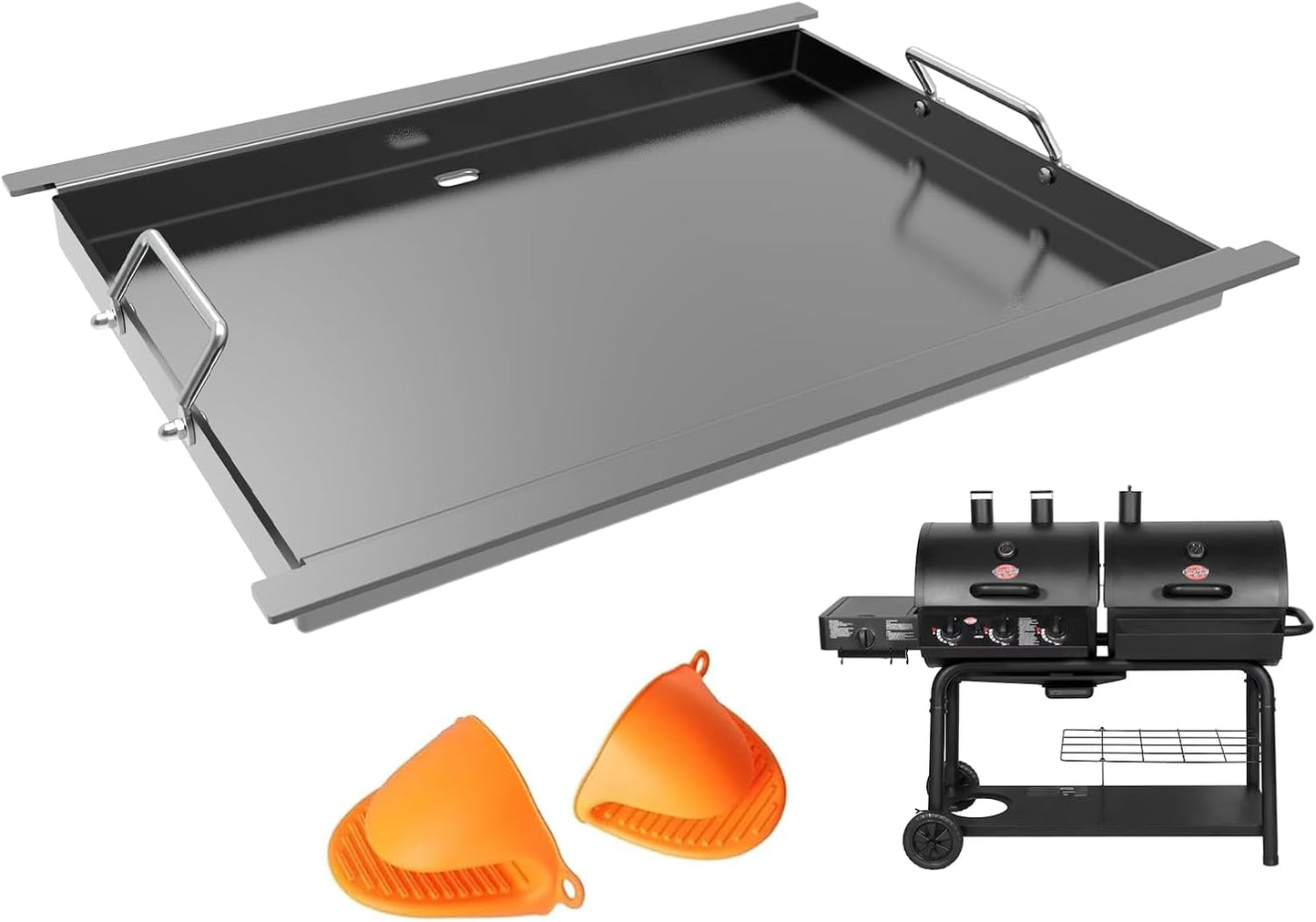Placa acero carbono para Char-Griller y King Griller
