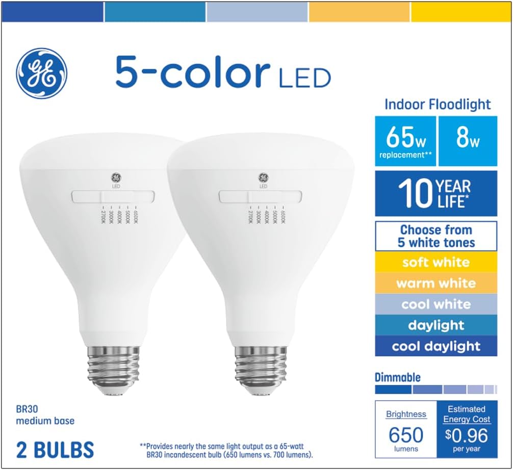 Bombillas LED BR30 65W para interiores set 2