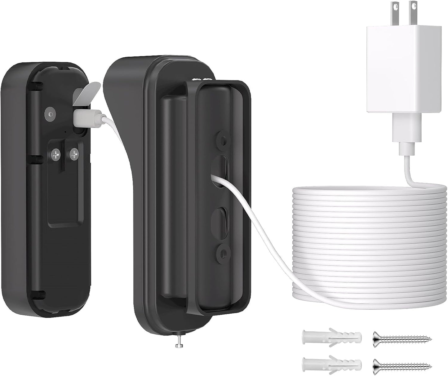 Kit adaptador corriente timbre myQ cable negro