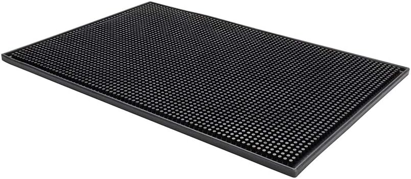 Manta antideslizante barra 17.7x11.8 pulg negra duradera
