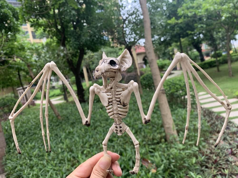 Esqueleto murciélago Halloween para patio jardín decoración