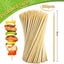 300 Pinchos Bambú 6pulg para Aperitivo Barbacoa