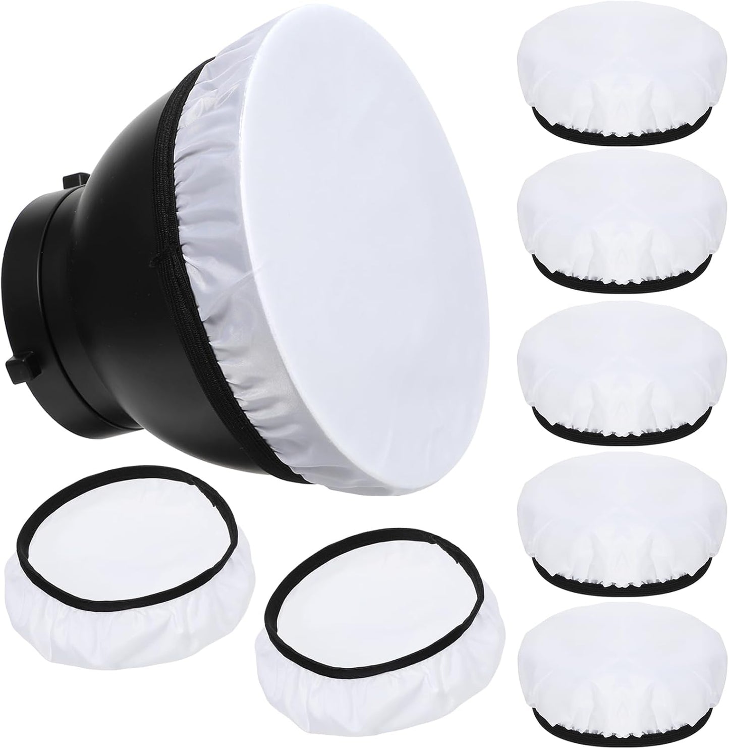 Difusor luz 7/18cm suave cubierta lámpara estudio 8 pzas