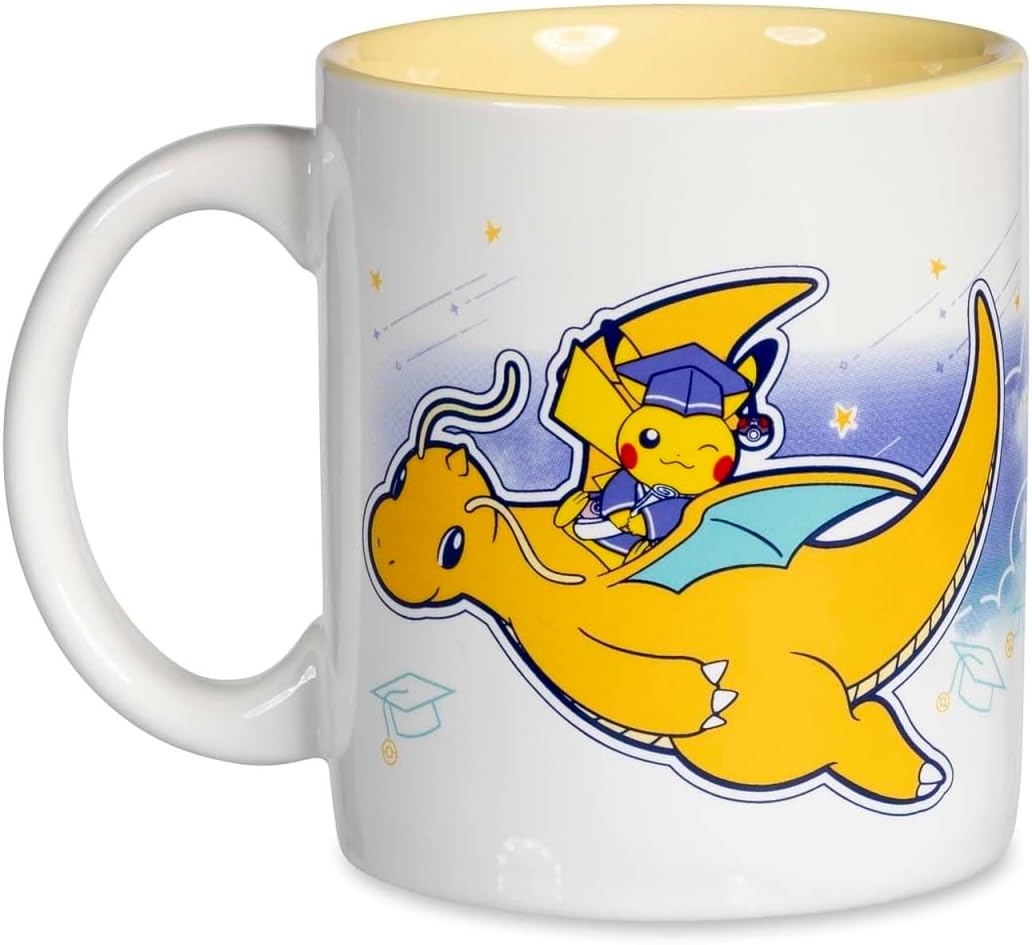 Taza Pokémon Pikachu y Dragonita 11 oz