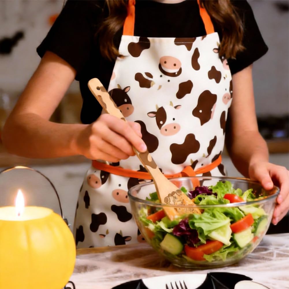 Juego de 6 utensilios de cocina de bambú 2.4 x 11.8 pulgadas