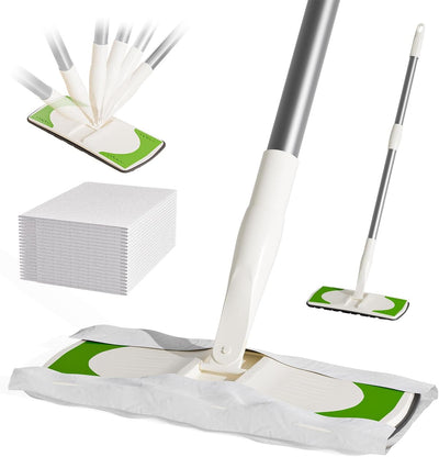 Barredora 2en1 kit profesional paños seco y húmedo