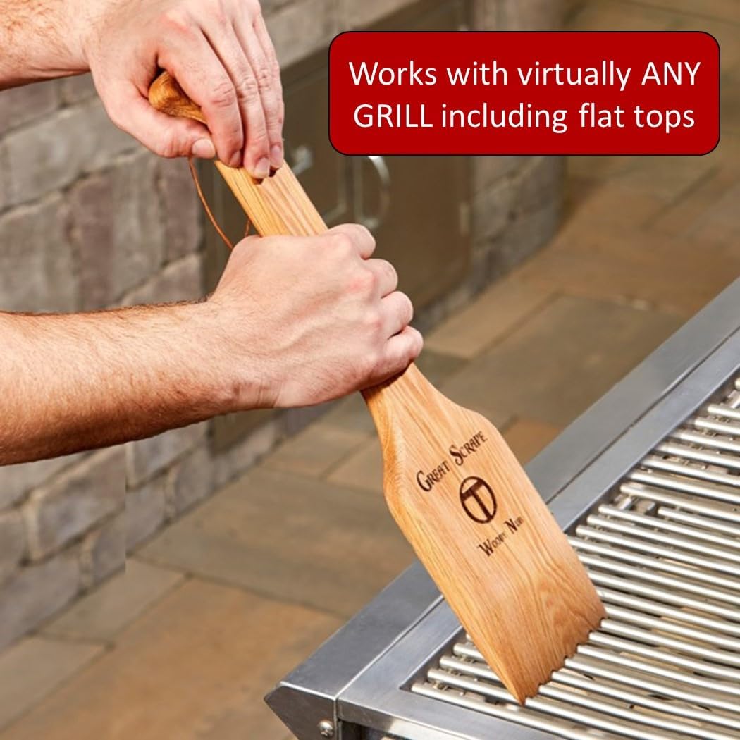Raspona madera 16 pulg para barbacoa y parrilla
