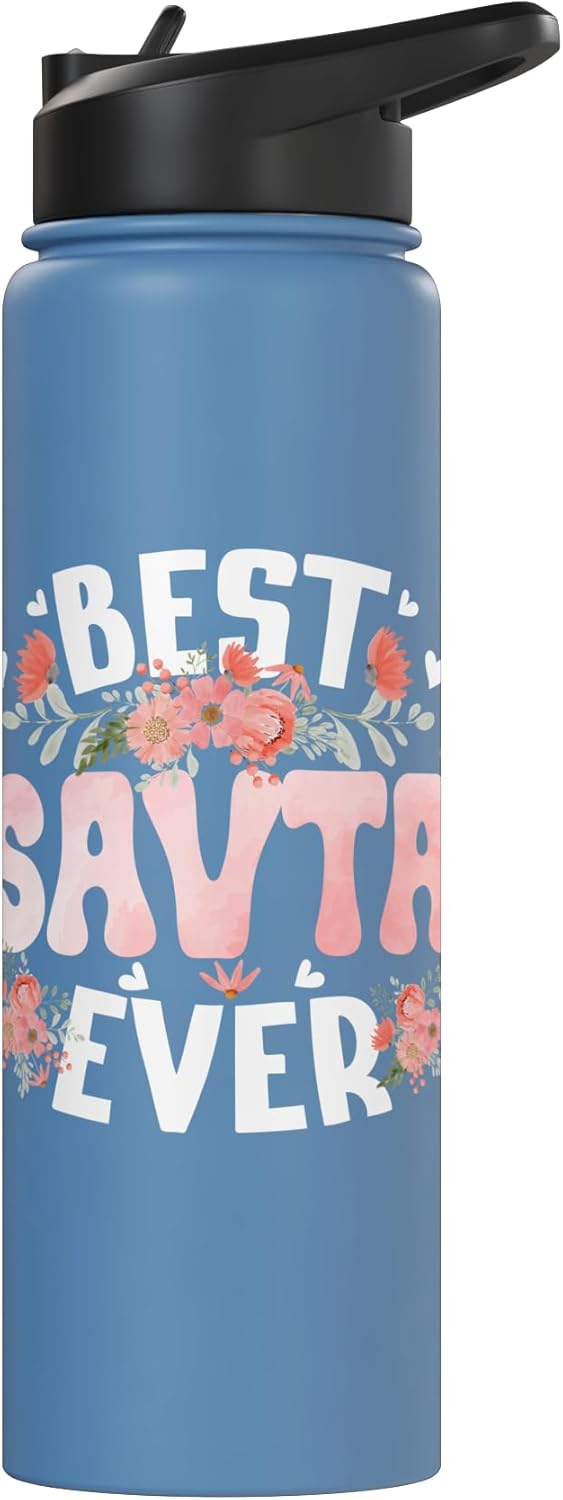 Botella agua acero inox aislada Savta