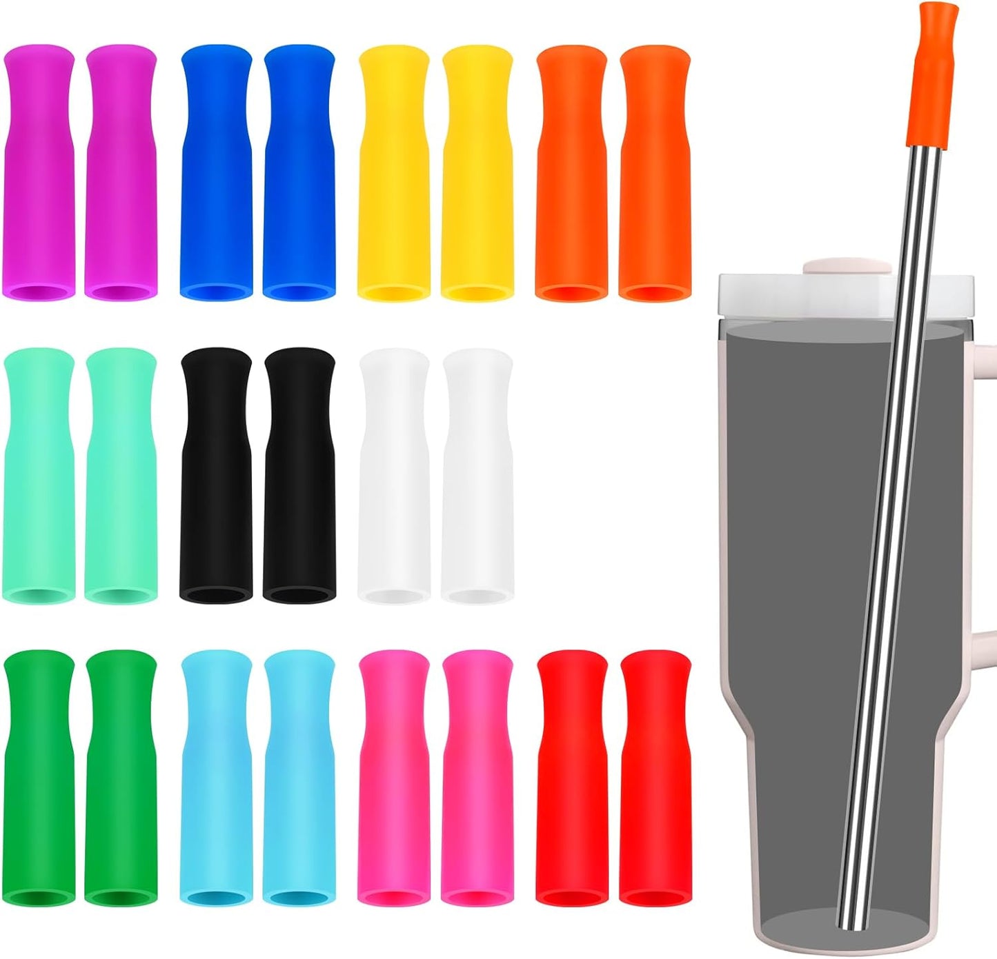 Protectores de dientes reutilizables de silicona grado alimenticio multicolor