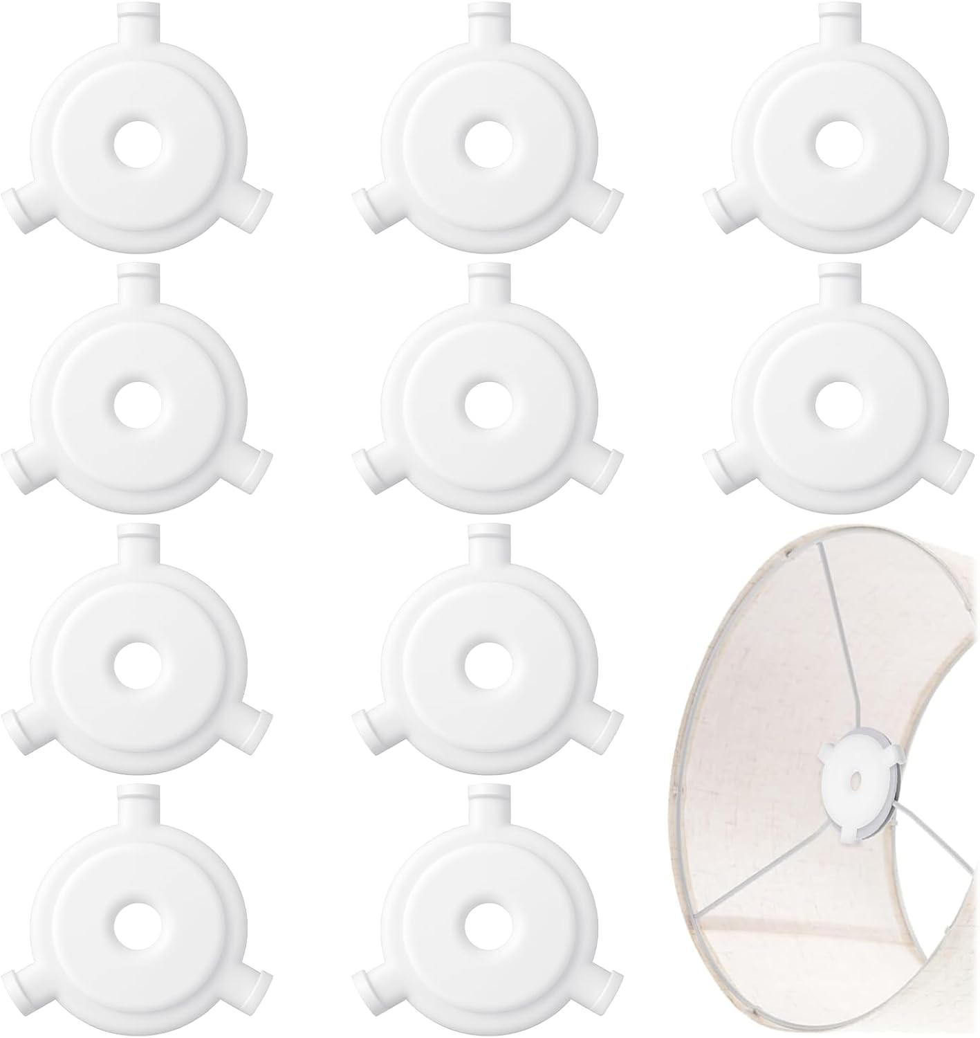 10 Anillos Reductores E27 a 3/7pulg Accesorios Lámpara