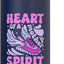 Botella de agua acero inoxidable aislada para runner y mamá