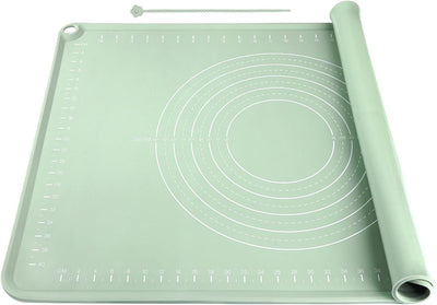 Tapete silicona extra grande para hornear, 28 x 20 pulgadas, antideslizante con bordes elevados