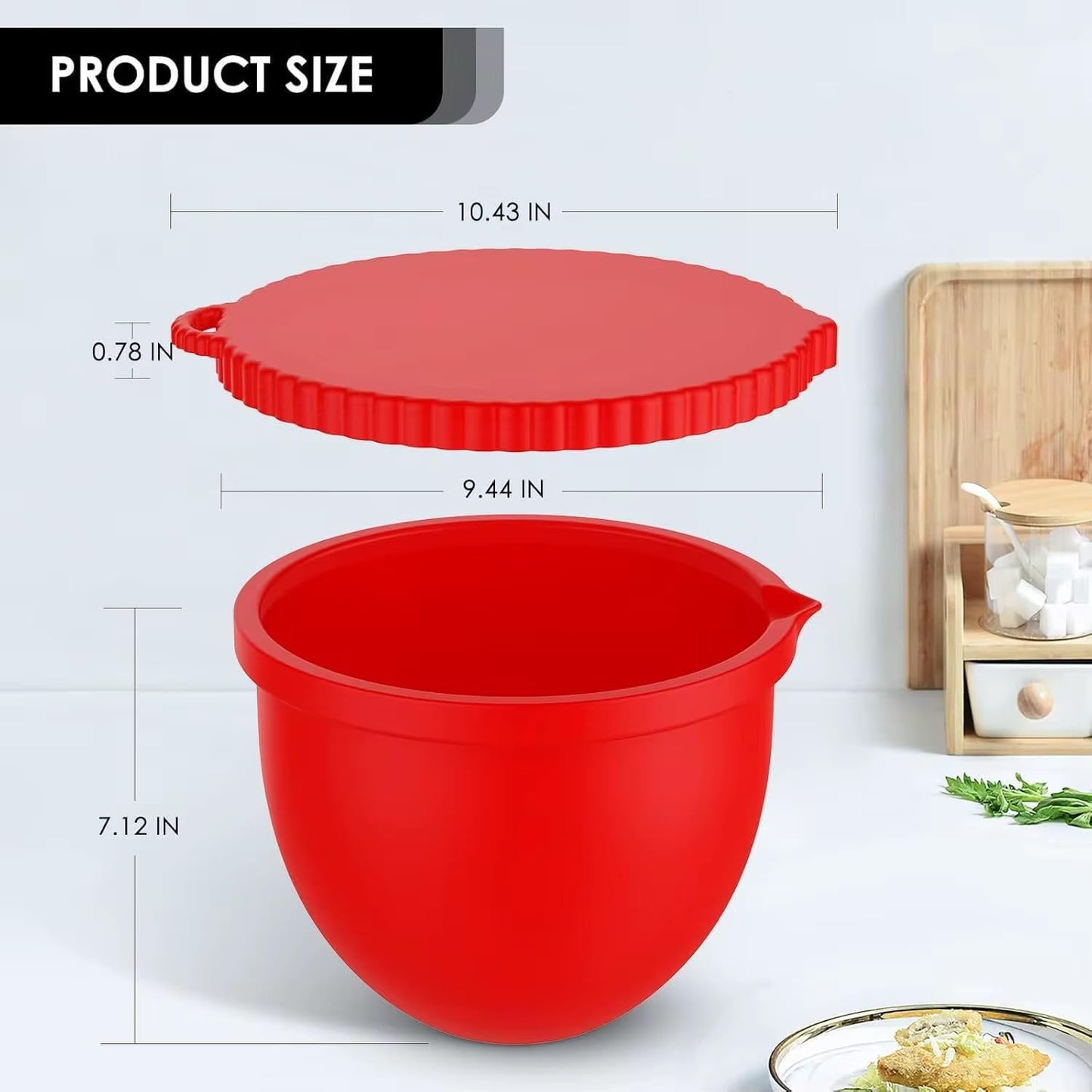 Forro silicona batidora pie inclinable 5qt con tapa