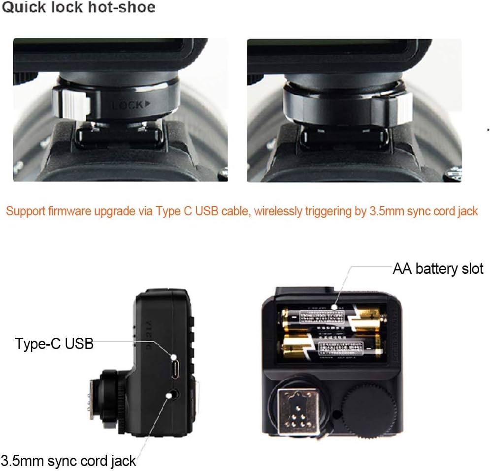 Transmisor X2T-C TTL Bluetooth 5 botones Canon DSLR
