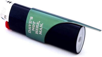 Funda metal multiusos Cheech & Chong con encendedor verde