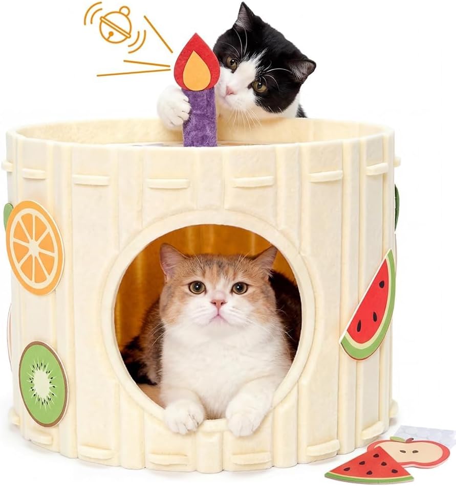 Casa para gatos acogedora cueva de cama