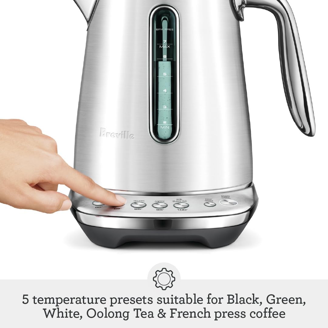Calentador de agua Breville 7 Tazas Negro