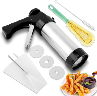 Kit de máquina de churros huecos con 3 discos y cepillo