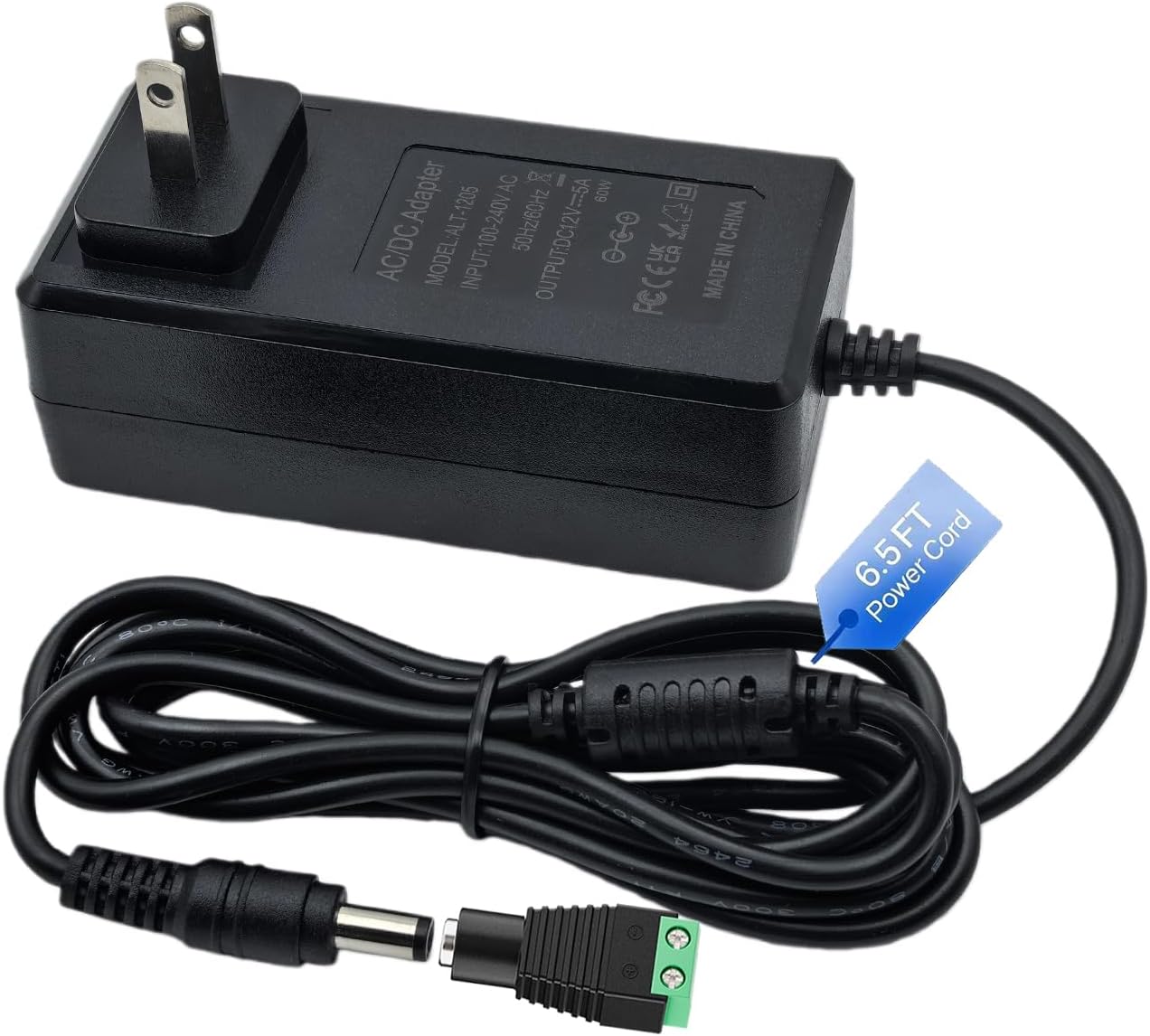 Adaptador universal CA 12 V CC 60 W 5 A