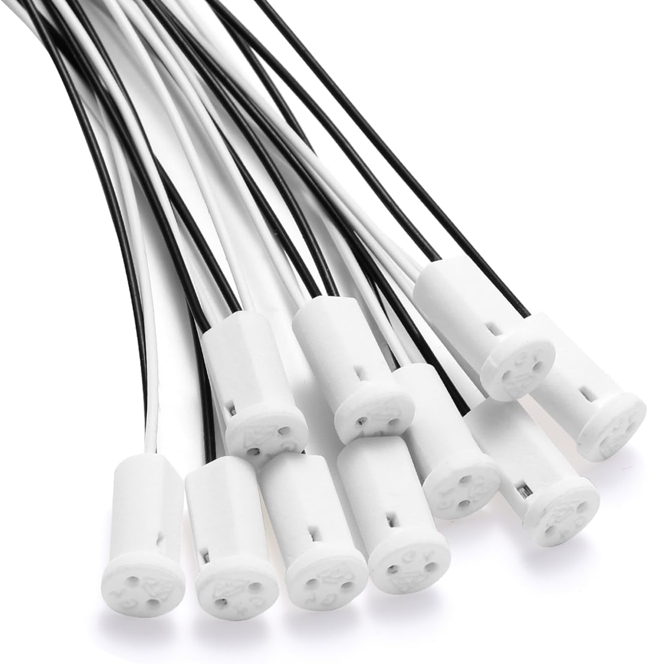 Pack 10 Bombillas LED G4 Cerámica Base Bi-Pin Con Cables