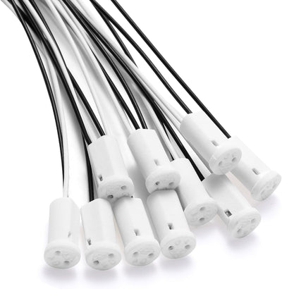 Pack 10 Bombillas LED G4 Cerámica Base Bi-Pin Con Cables