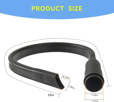 Accesorio flexible para mangueras vacío 1-1/4 a 1-3/8 pulg