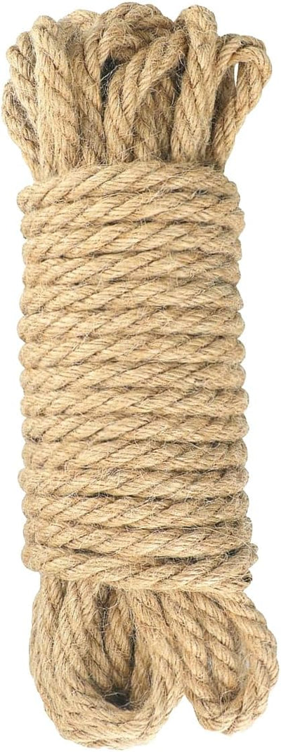 Cuerda yute gruesa resistente 0.315pulg x 100pies