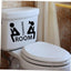 Adhesivos para baño humorísticos de toilet thinking