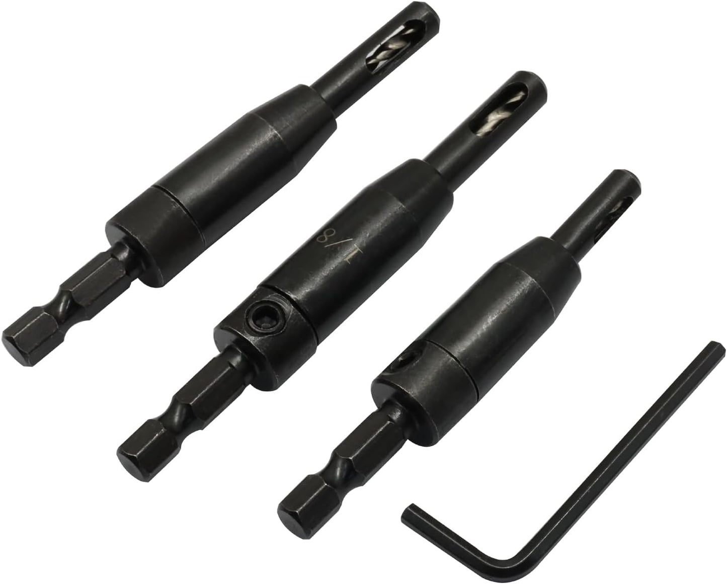 Set 3 Brocas Autocentrantes VIX 3/32-1/8 Pulg