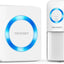 Timbre inalámbrico enchufable IP65 con luz LED y 5 niveles