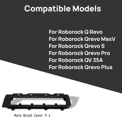 Cubierta repuesto cepillo Roborock Qrevo MaxV Pro