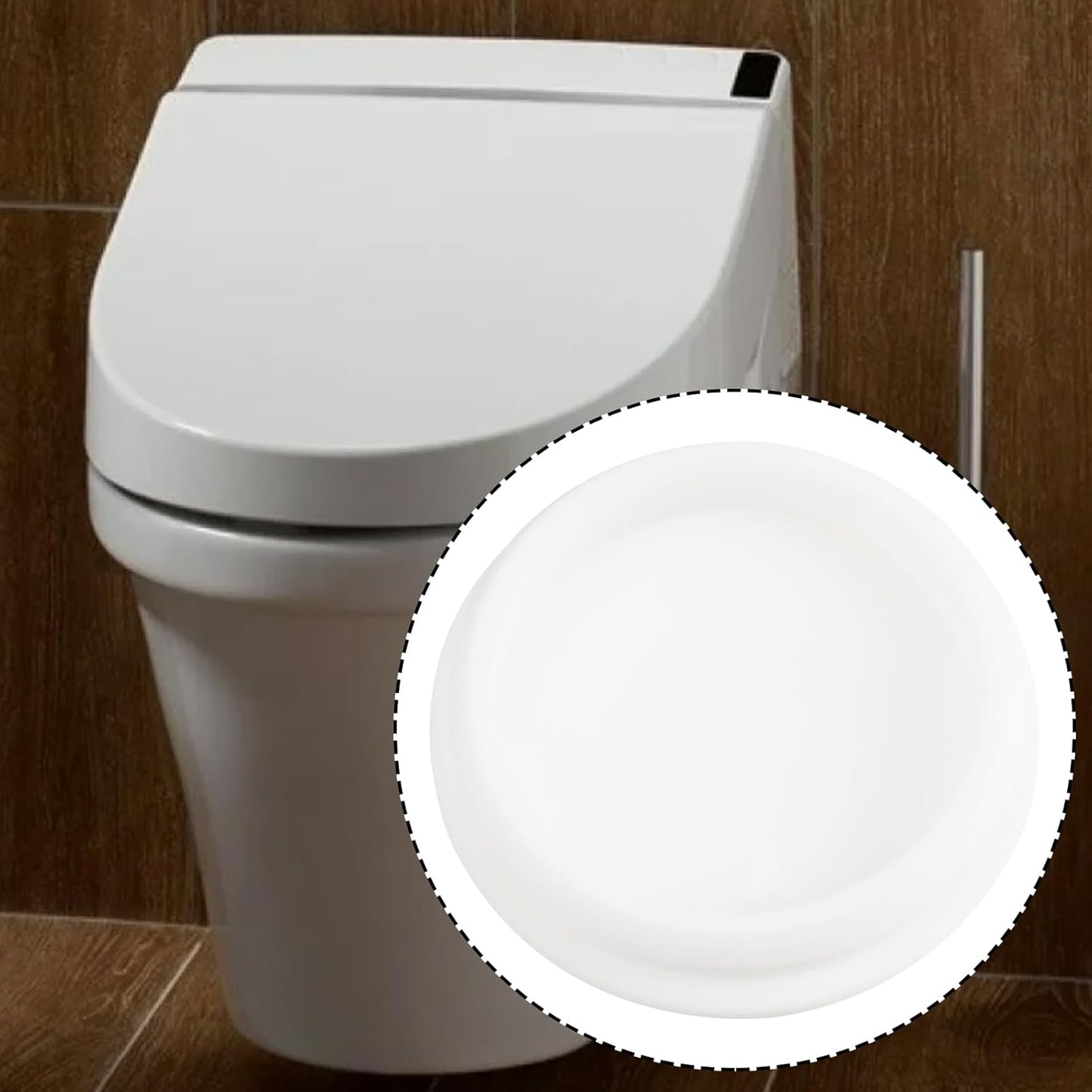 Tapón silicona comp para inodoro TOTO 1.752x2.224pulg