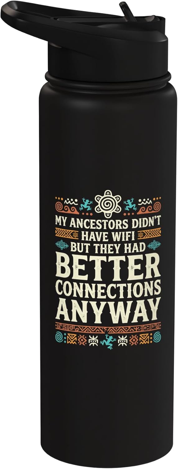 Botella de agua acero inoxidable sin BPA con orgullo latino