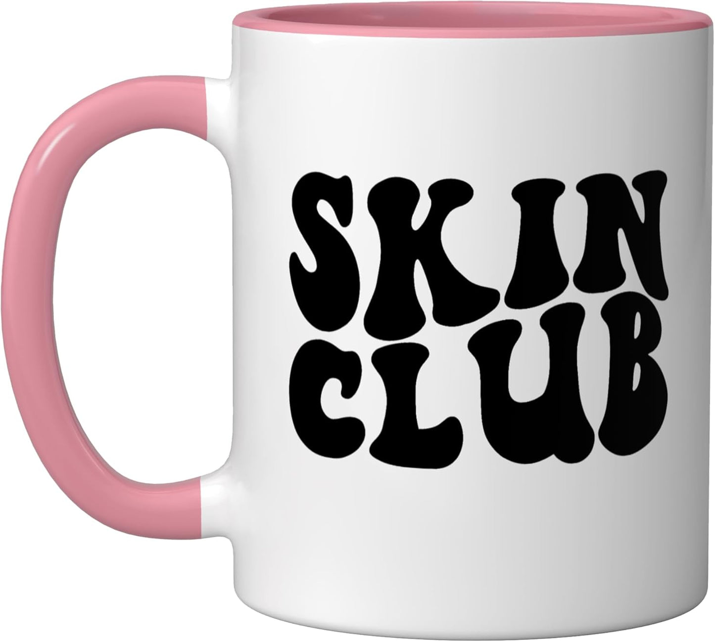 Taza Cerámica para Estética Rosa/Blanca