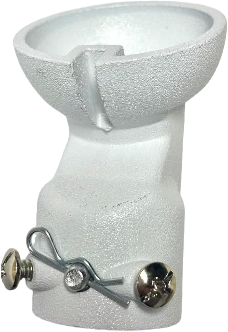 Adaptador ventilador techo inclinado hasta 45° blanco