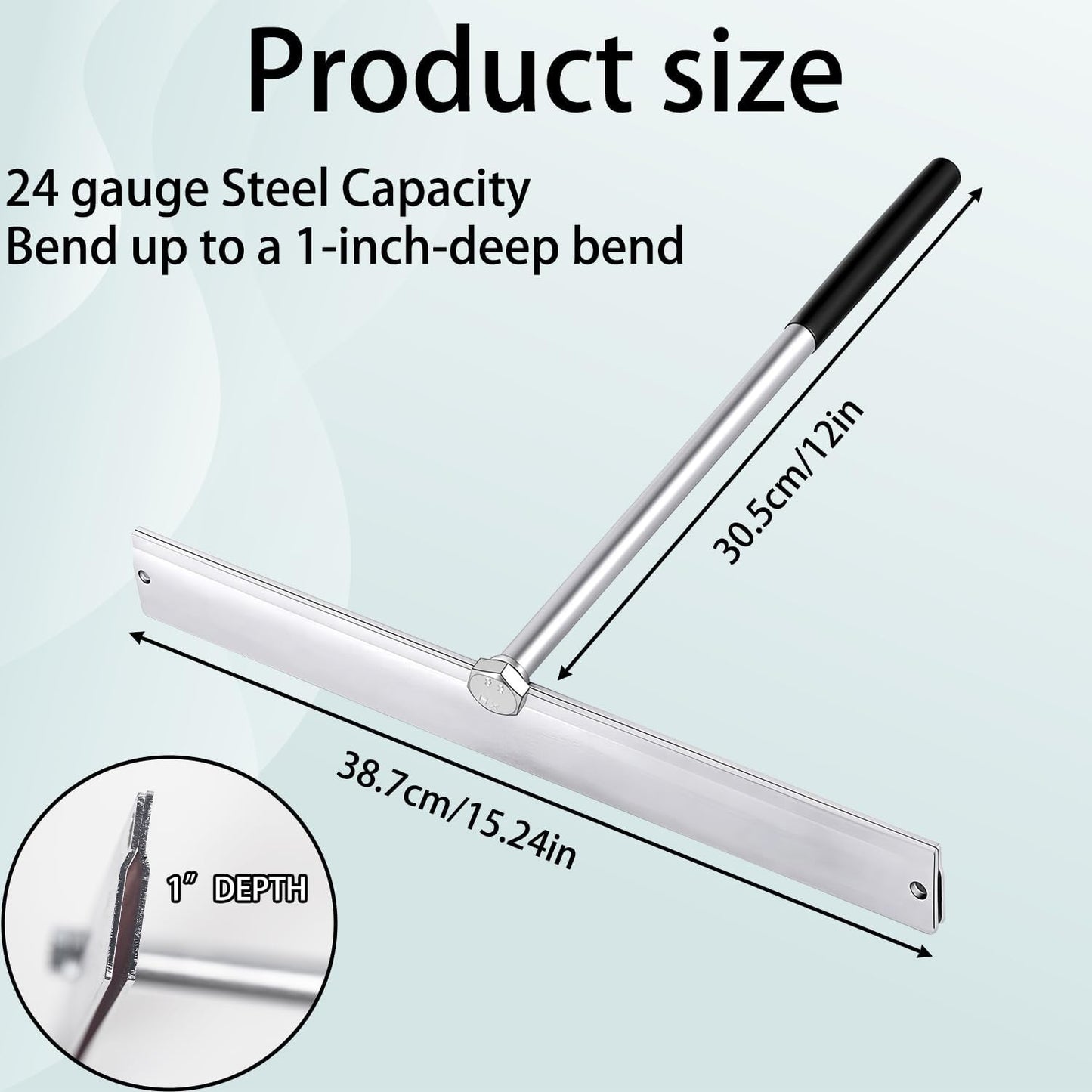 Herramienta dobladillo plegable chapa 15.25pulg para techo acero
