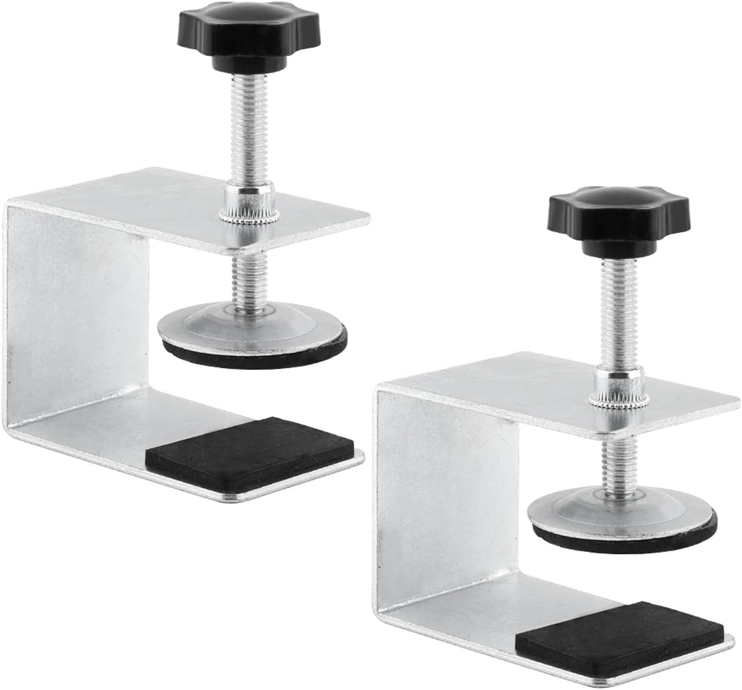 Abrazaderas C resistentes con almohadilla silicona 2 Uds