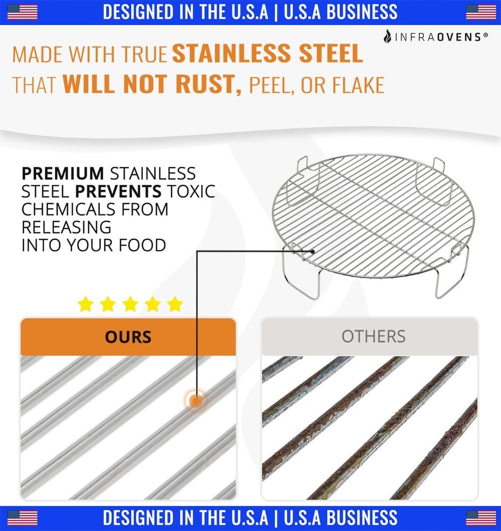 Rejilla acero inox 3pulg comp Nuwave Pro Plus