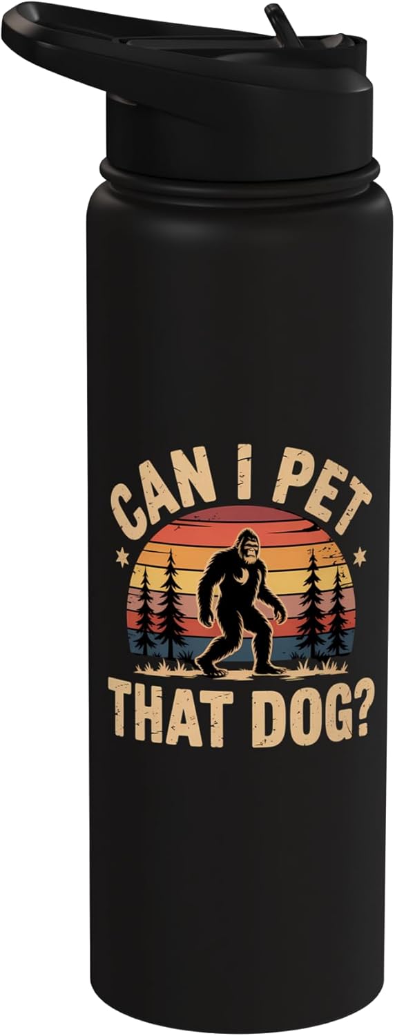 Botella de agua acero inoxidable con meme Bigfoot