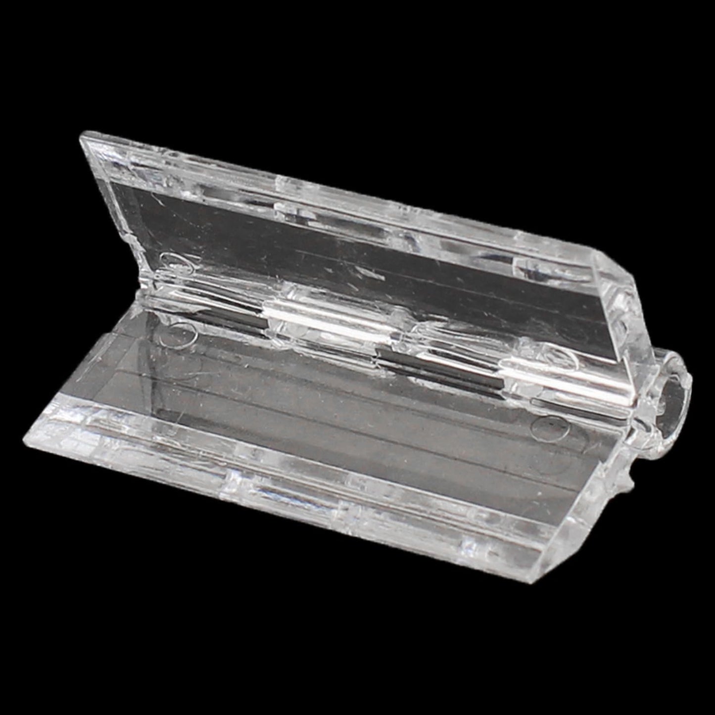Bisagra acrílica transparente 1.181x1.378pulg 20uds